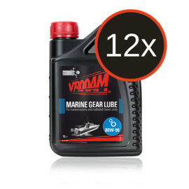 12x VROOAM Marine Gear Lube 1L SAE 80W-90 (tailpiece oil)