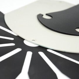 PE-HD (PE80), dikte 2,00 mm, afmetingen vel 2000 x 1000 mm