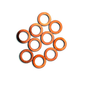 Copper washers M10 100 pcs (10 x 14 x 1,00 mm) PRO-SERIES