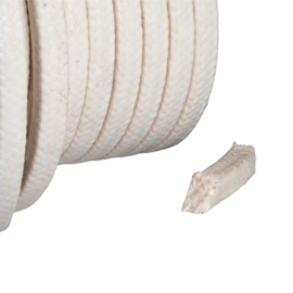 Vetkoord / gevlochten pakking / Stopbuspakking, 6 x 6 mm, complete rol 27,2 meter, ICP 907